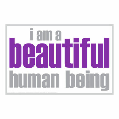 i am a beautiful human being Hand-off Notes—Set of 20 (same title)