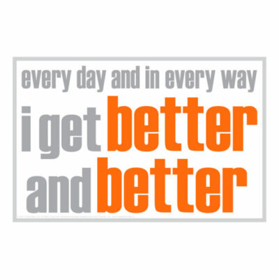 every day in every way i get better and better Hand-off Notes—Set of 20 (same title)