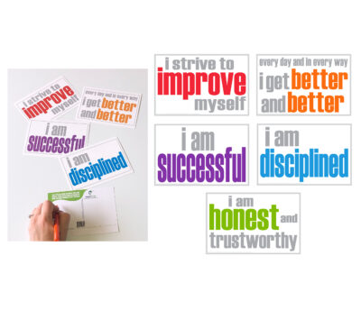 Postcards Set of 5 (3 of each title) - Inner Strength Booster Set