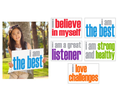 Posters Set of 5 - Positivity Booster Set