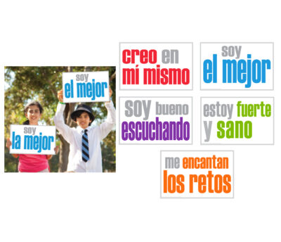 Posters Set of 5 - Spanish Positivity Booster Set